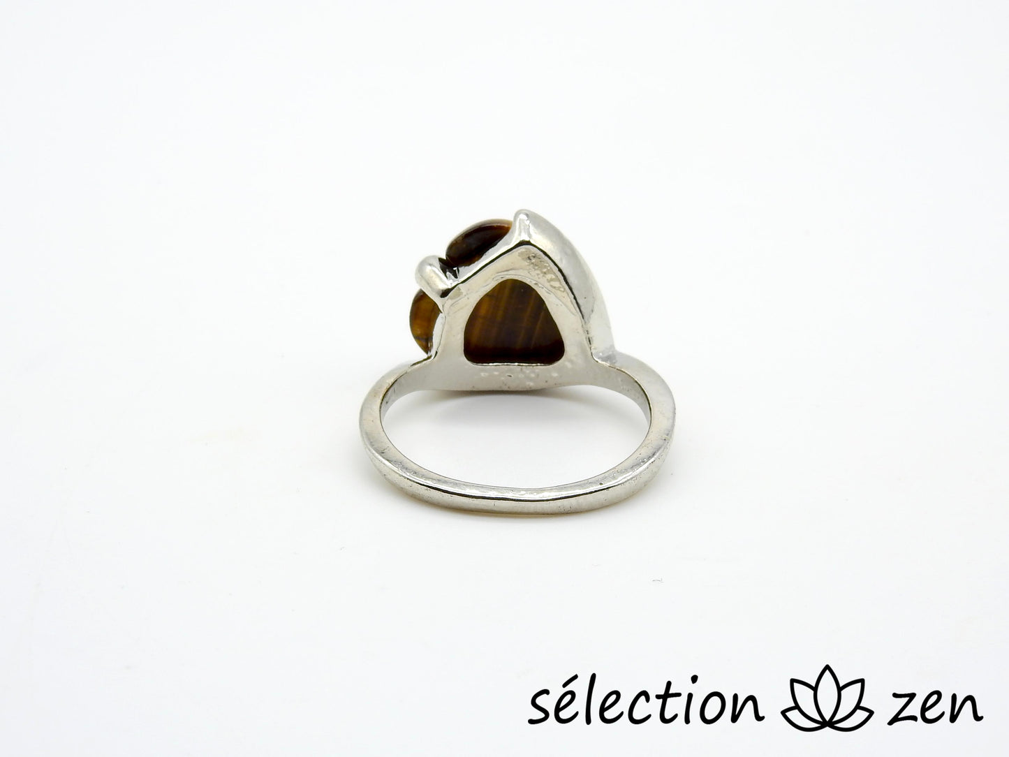 selection zen bague oeil de tigre jaune 18mm