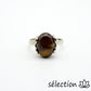 selection zen bague oeil de tigre jaune 18mm