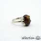 oeil de tigre jaune bague 18mm selection-zen