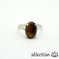 selection zen bague œil de tigre jaune 20mm