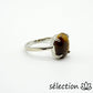 bague 20mm œil de tigre jaune selection zen
