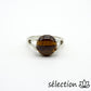 oeil de tigre jaune bague 19mm selection zen