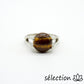 selection-zen bague 18mm œil de tigre jaune