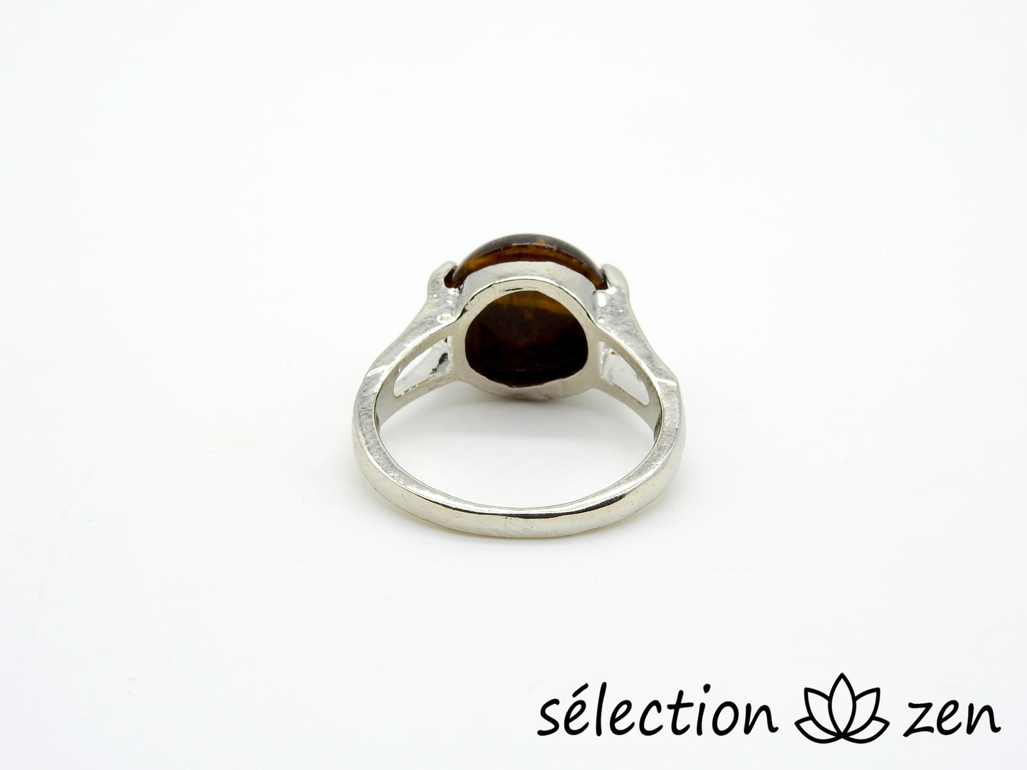 oeil de tigre jaune bague 19mm selection-zen