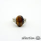 oeil de tigre jaune bague 16mm selection-zen