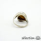 selection zen bague 16mm œil de tigre jaune