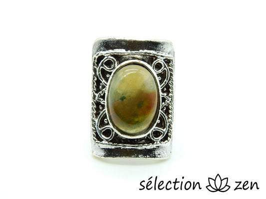 bague réglable agate indienne selection-zen