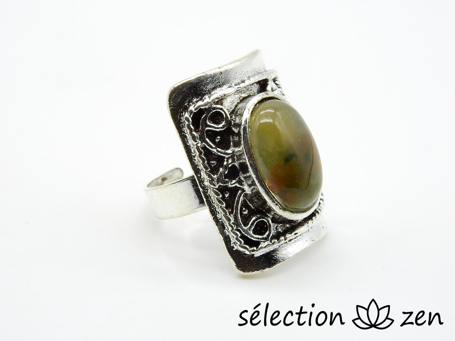 selection zen agate indienne bague réglable