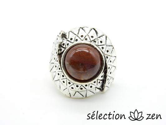 bague agate indienne réglable selection-zen