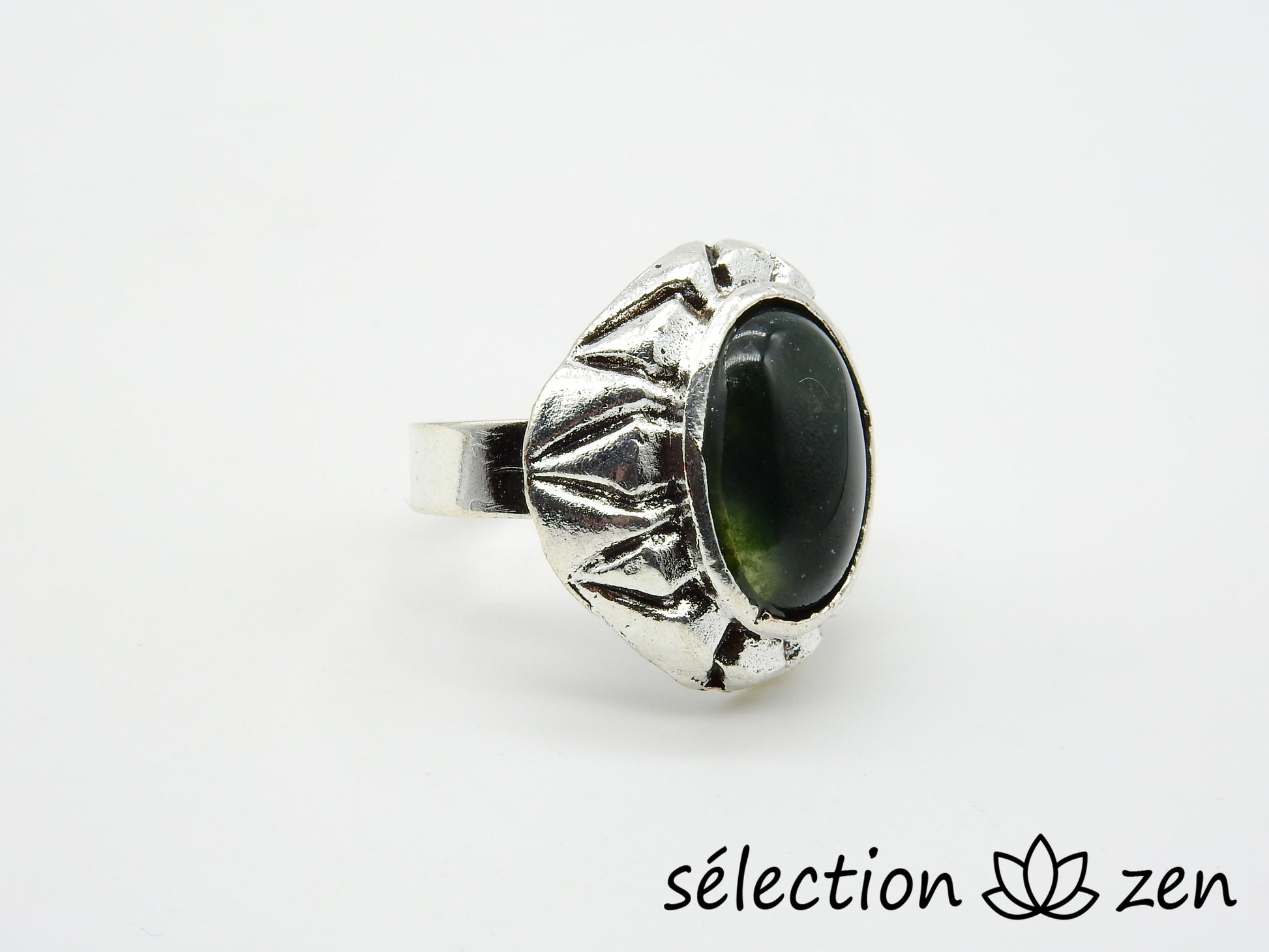 agate mousse bague réglable selection zen