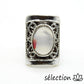 bague agate rouge réglable selection-zen