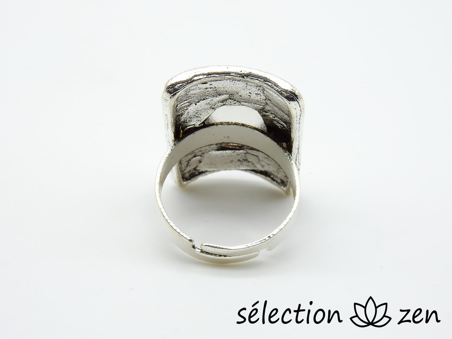 agate rouge bague réglable selection zen