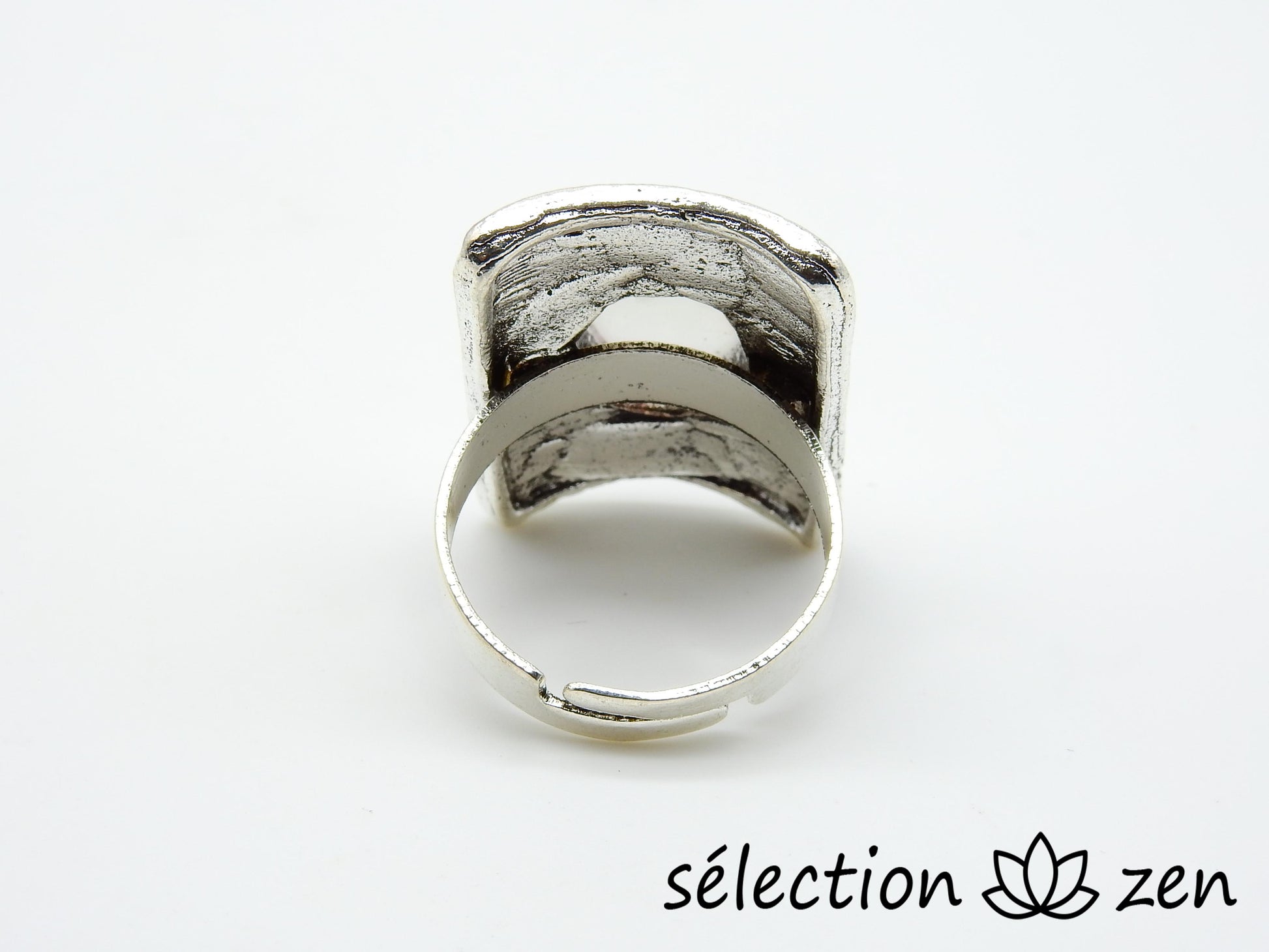 agate rouge bague réglable selection zen