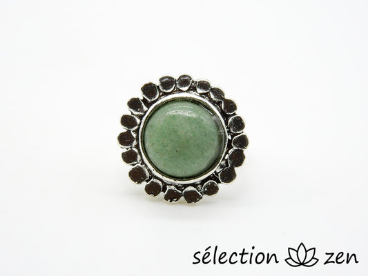 bague réglable aventurine selection-zen