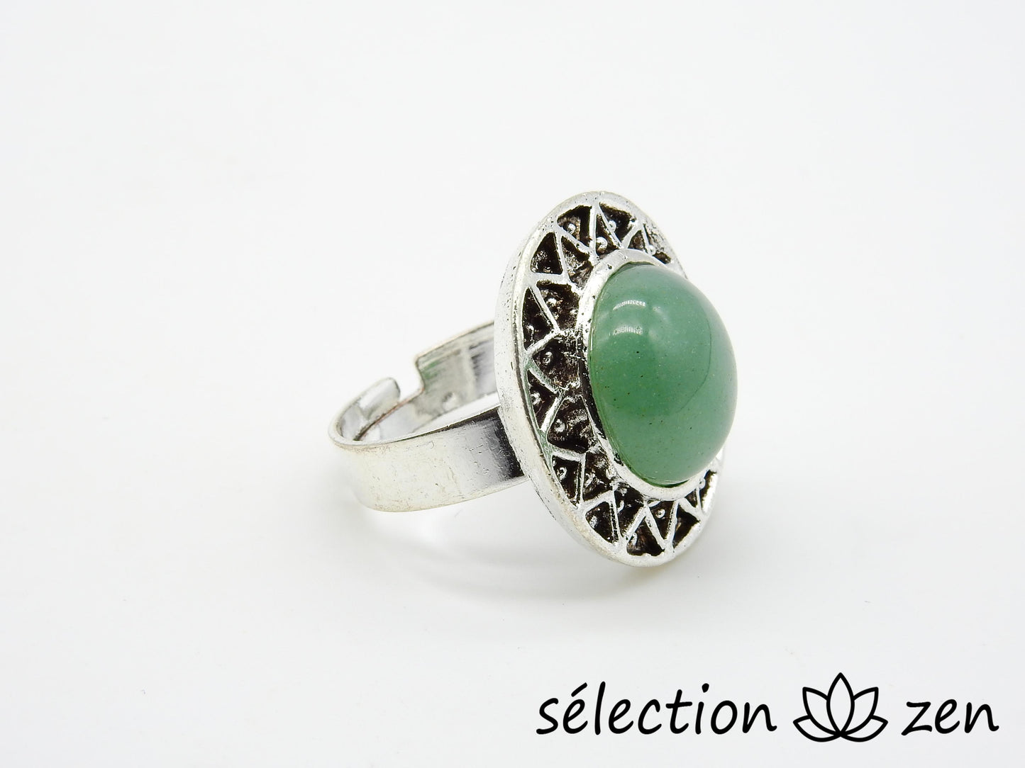 aventurine bague réglable selection zen