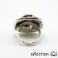 howlite rouge bague réglable selection-zen