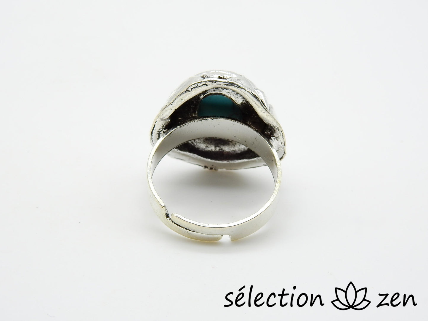 bague réglable howlite turquoise selection-zen