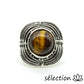 bague réglable oeil de tigre jaune selection-zen