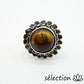 bague réglable oeil de tigre jaune selection-zen