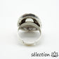 agate blanche bague réglable selection-zen