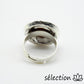pierre de sable marron bague réglable selection-zen