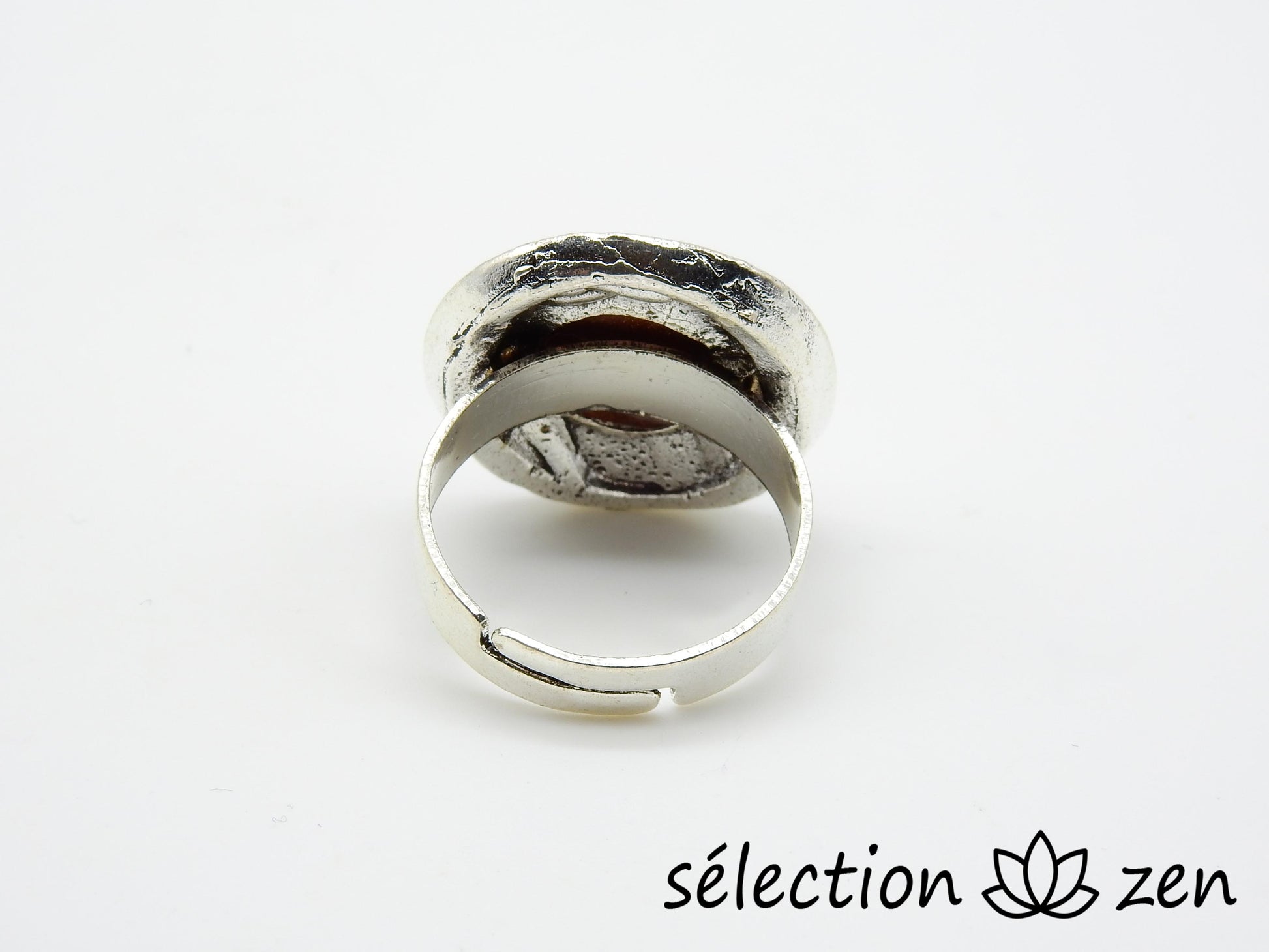 pierre de sable marron bague réglable selection-zen