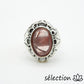 bague réglable quartz cerise selection-zen