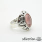 selection zen quartz cerise bague réglable
