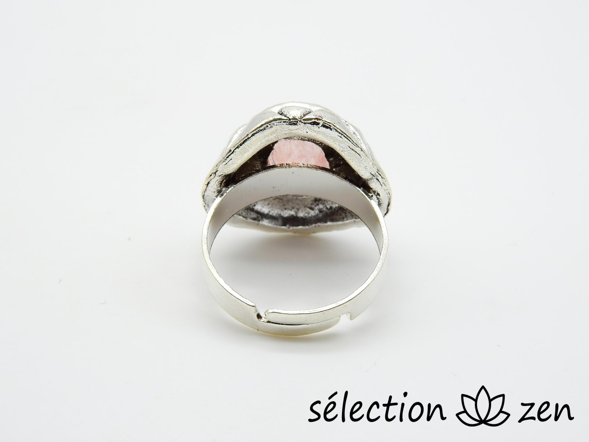 bague réglable quartz cerise selection-zen