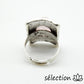 selection-zen bague réglable quartz rose selection zen 