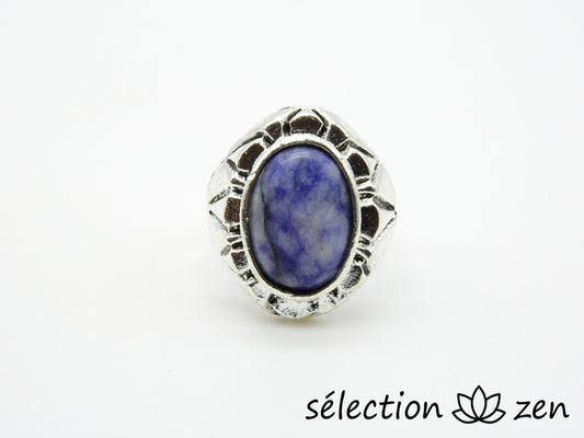 bague réglable sodalite selection-zen