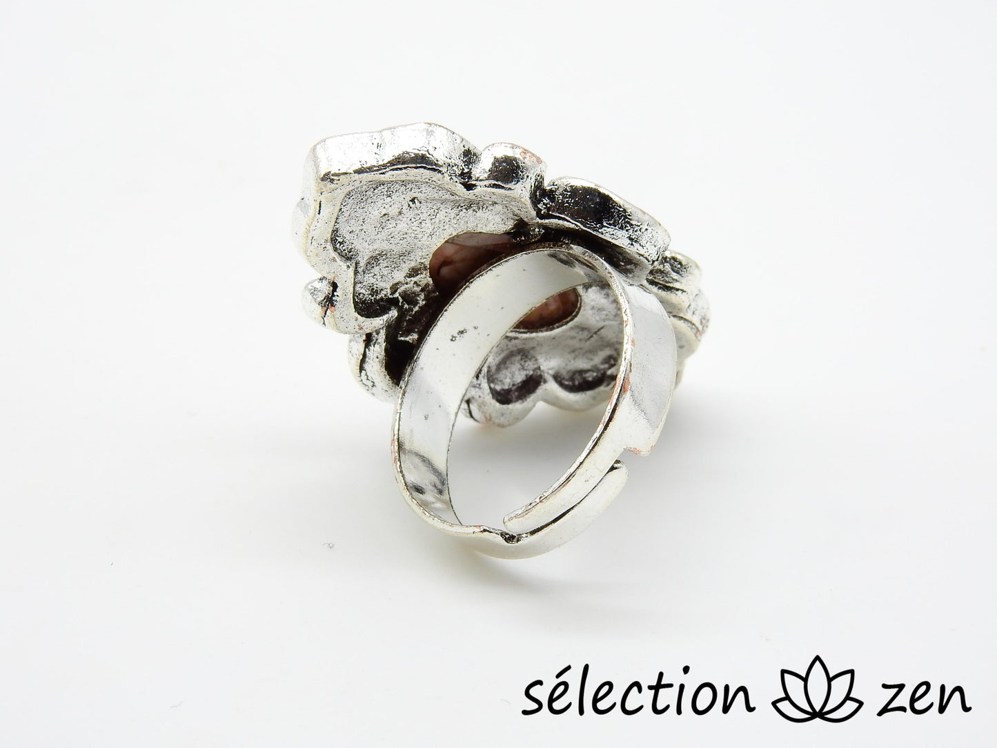 selection-zen bague réglable unakite