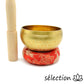 selection zen bol chantant tibétain avec maillet bois clair