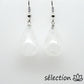 boucles d'oreilles quartz blanc selection-zen