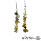 labradorite boucles d'oreilles pierres irrégulières selection-zen