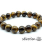selection-zen bracelet 10mm œil de tigre jaune