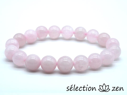 bracelet quartz rose 10mm selection-zen