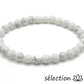 bracelet howlite blanche 6mm selection-zen