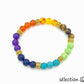 bracelet 7 chakras 8mm doré selection-zen
