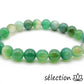bracelet agate verte 8mm selection-zen