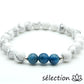 bracelet apatite 7mm et howlite blanche 8mm 19cm selection-zen