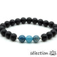 bracelet apatite 7mm et onyx noir mat 8mm 19cm selection-zen