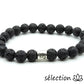 bracelet astro scorpion pierre de lave 8mm 20cm selection-zen