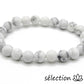 bracelet howlite blanche 8mm selection-zen