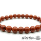 bracelet 8mm jaspe rouge selection-zen
