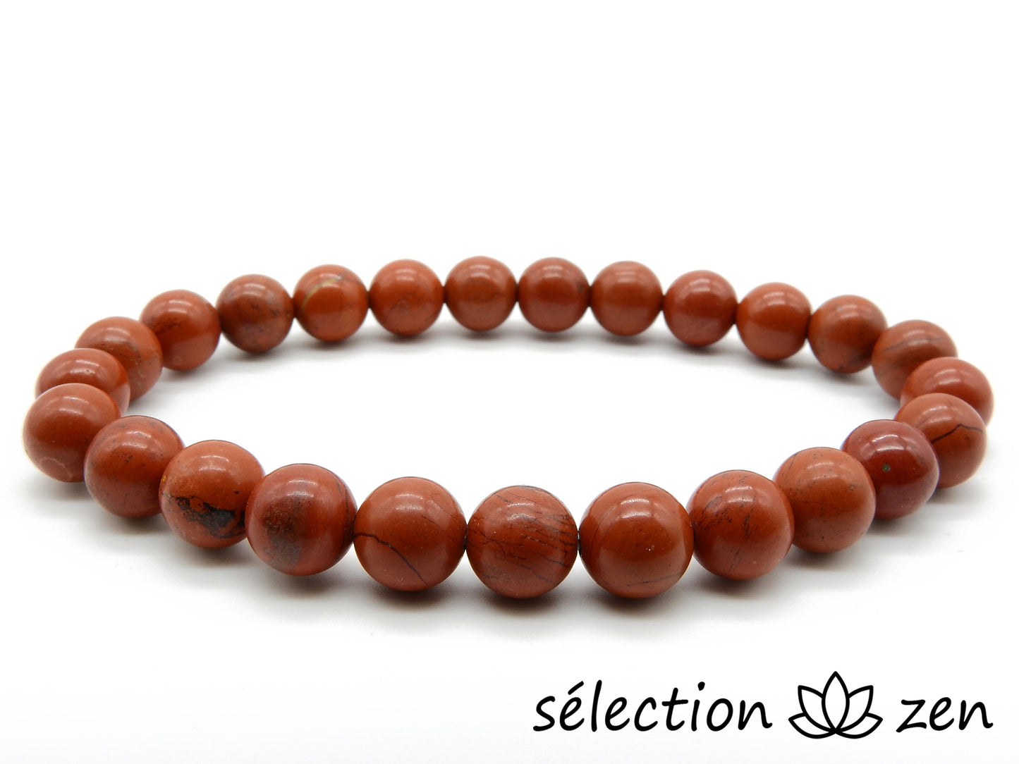 jaspe rouge bracelet 8mm selection zen