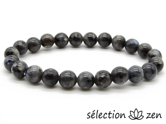 bracelet larvikite 8mm selection-zen