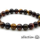 bracelet mix œil de tigre 8mm selection-zen