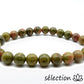 bracelet 8mm unakite 19cm selection-zen