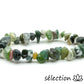 bracelet pierres irrégulières agate indienne 16cm ou 17cm selection-zen